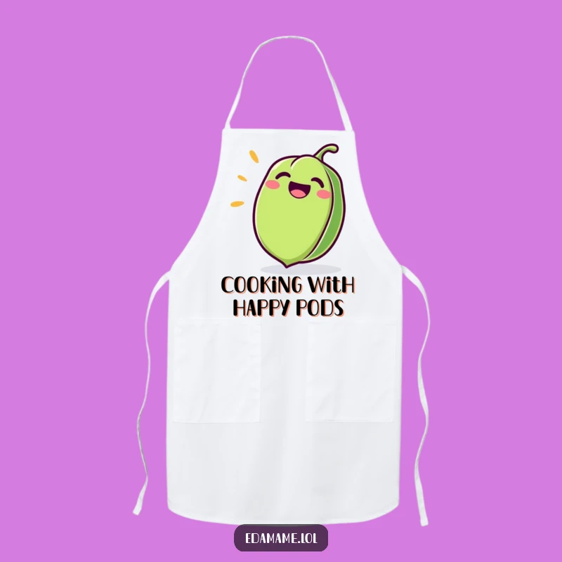 Funny Edamame Apron: Cook Up Laughs with This Giggling Pod's Hilarious Kitchen Style