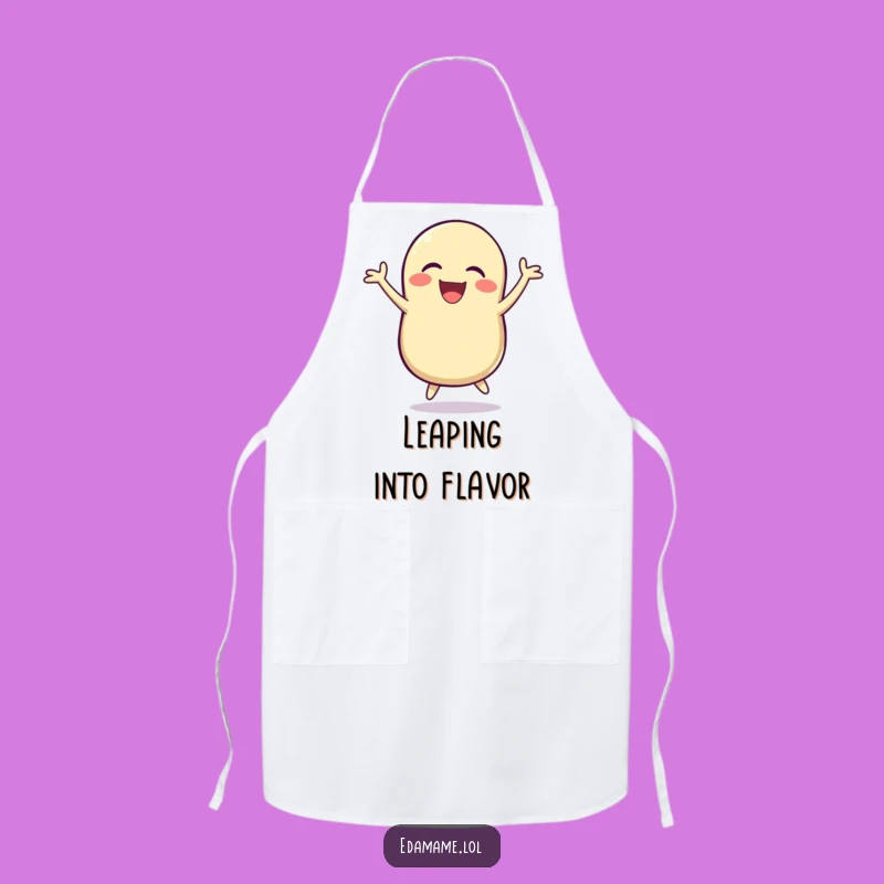 Funny Bean Pod Apron: Jumping Chef, a Hilarious Funny Gift