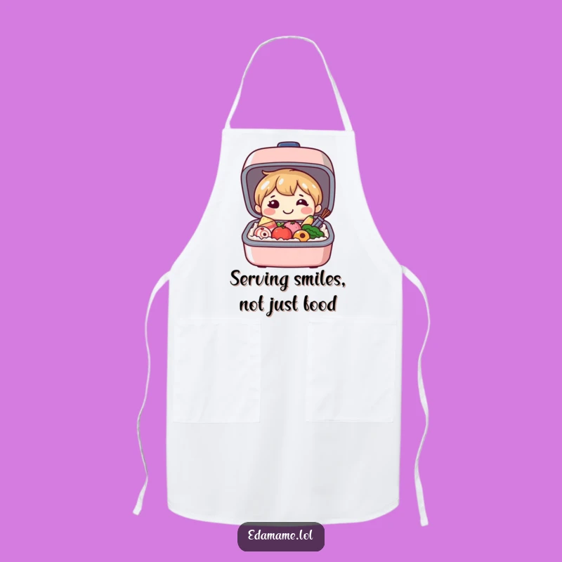Funny Bento Box Chef Apron: Cook with Happy Food Flair, Excellent Funny Gift!