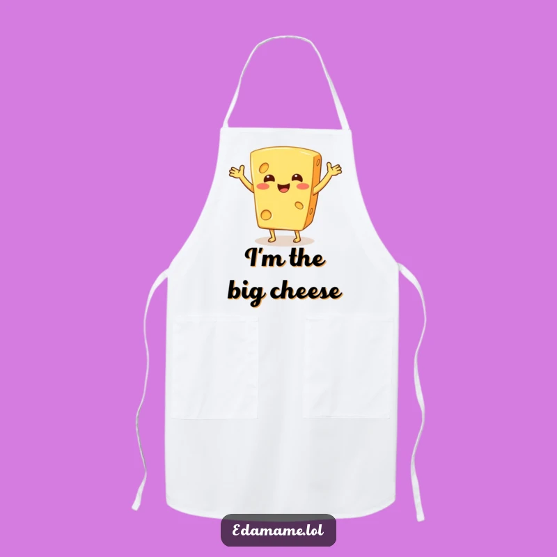 Funny Cheese Jig Apron: Cook Up Laughs in the Kitchen