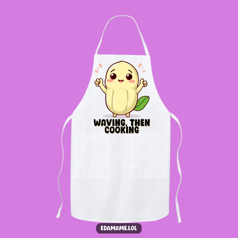 Funny Edamame Pod Apron: Cook with Cheer, Hilarious Kitchen Gift