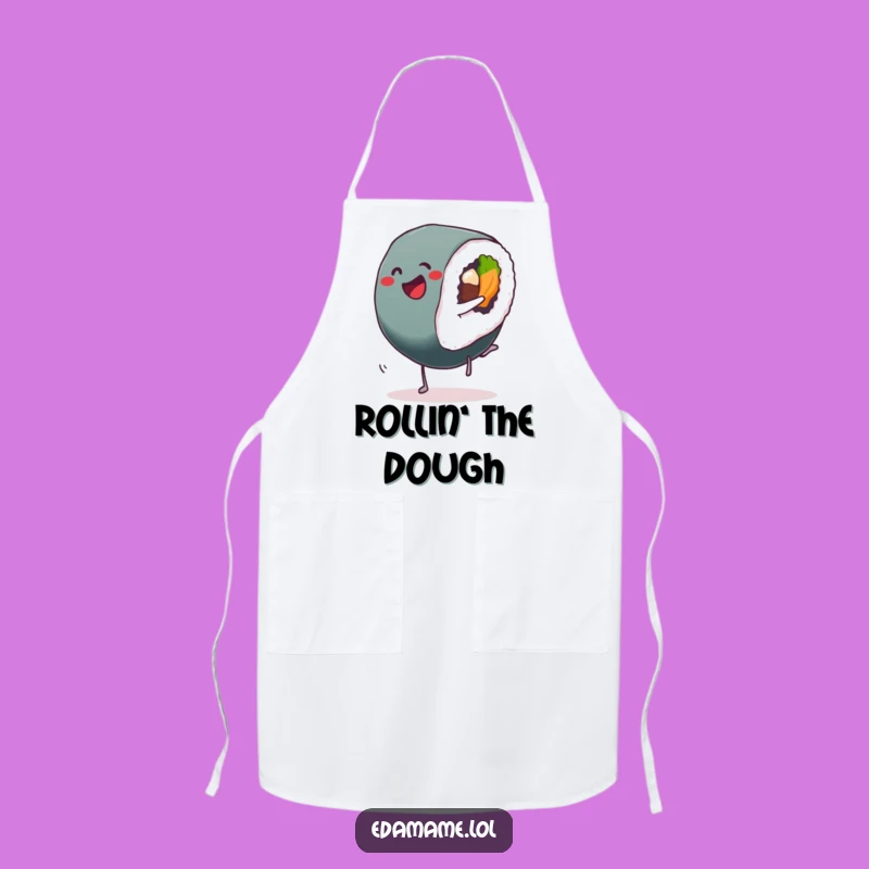 Funny Sushi Cartwheel Roll Apron: Kitchen Fun for the Aspiring Chef Gift
