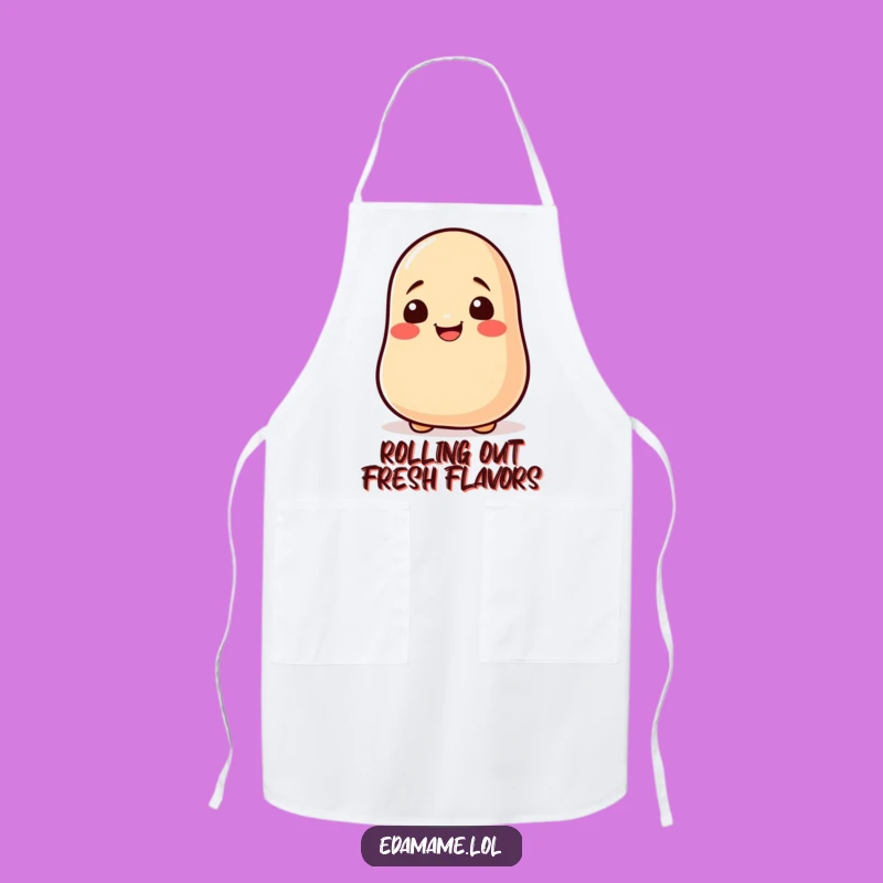 Funny Soy Bean Rolling Apron - Kitchen Humor for Chefs - Best Funny Gift for Cooks