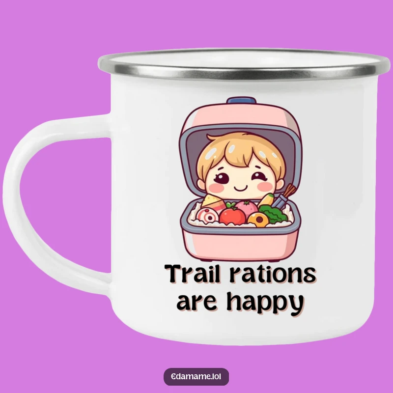 Adventure Ready Funny Bento Box Camping Mug: Happy Food on the Go, Top Funny Gift!