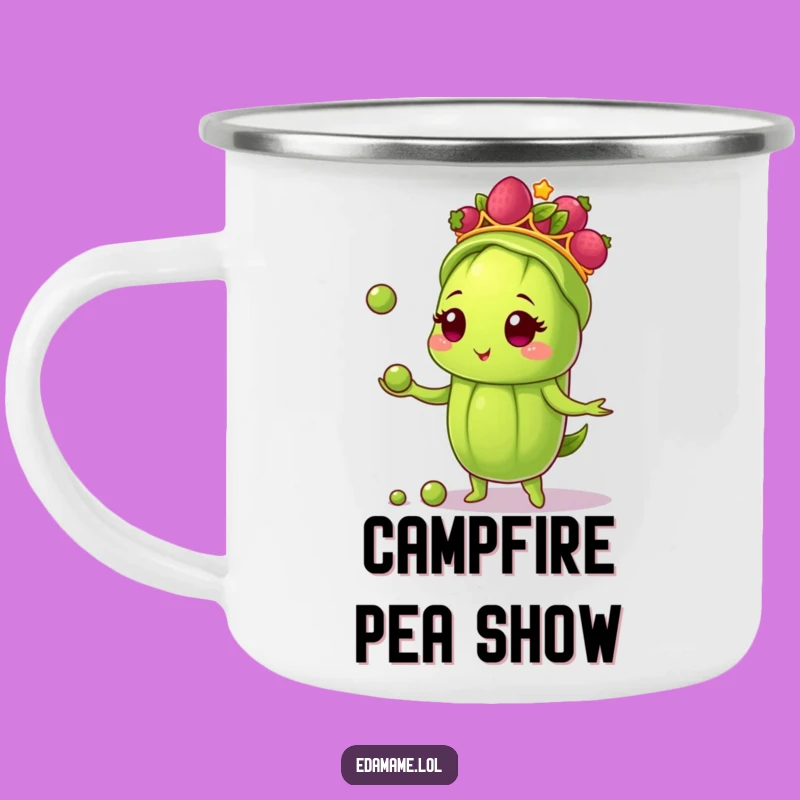 Funny Edamame Juggler Camping Mug: Sip and Smile on Your Adventures!