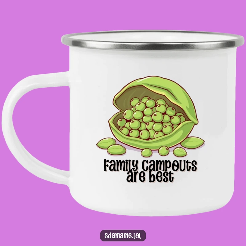 Funny Protective Edamame Pod Camping Mug - Adventure Guard