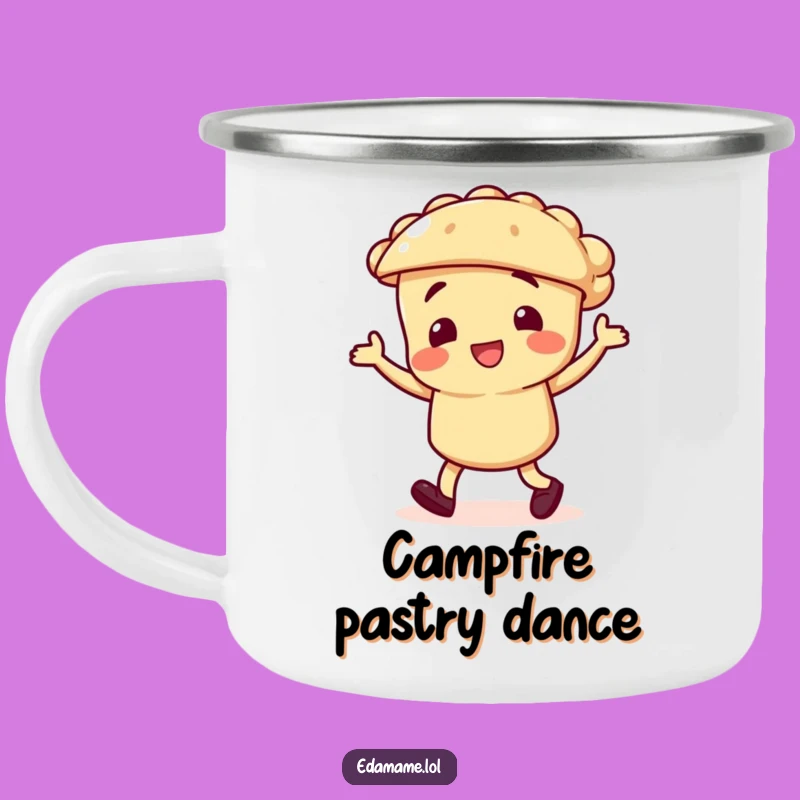Funny Pie Jig Camping Mug, Outdoor Dessert Fun, Hilarious Funny Gift