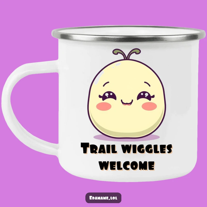 Funny Wiggling Bean Pod Camping Mug - Outdoor Fun and Wiggles