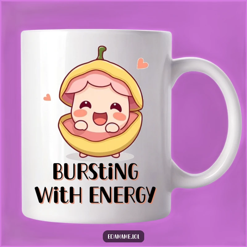 Funny Bean Pod Mug: Bursting with Joyful Humor for Bean Lovers