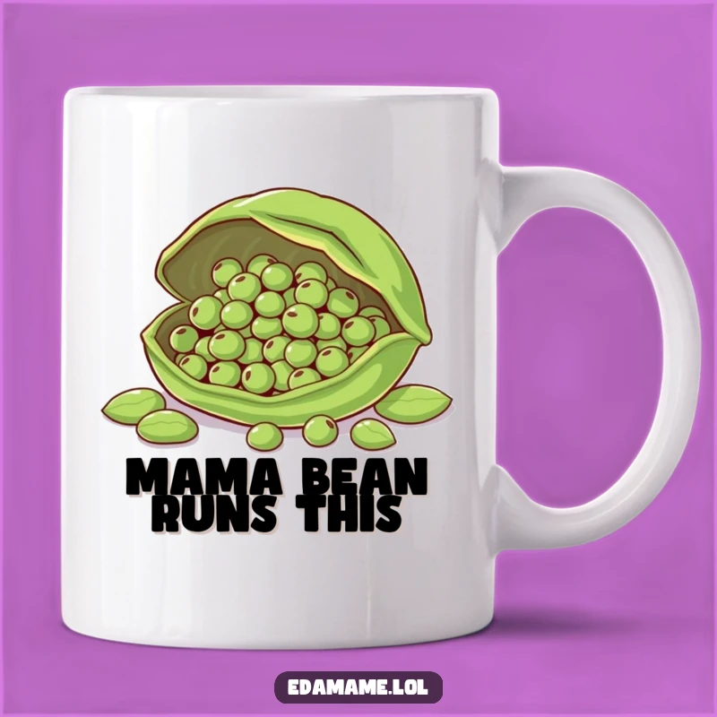 Funny Protective Edamame Pod Mug - Caring Family Humor Gift