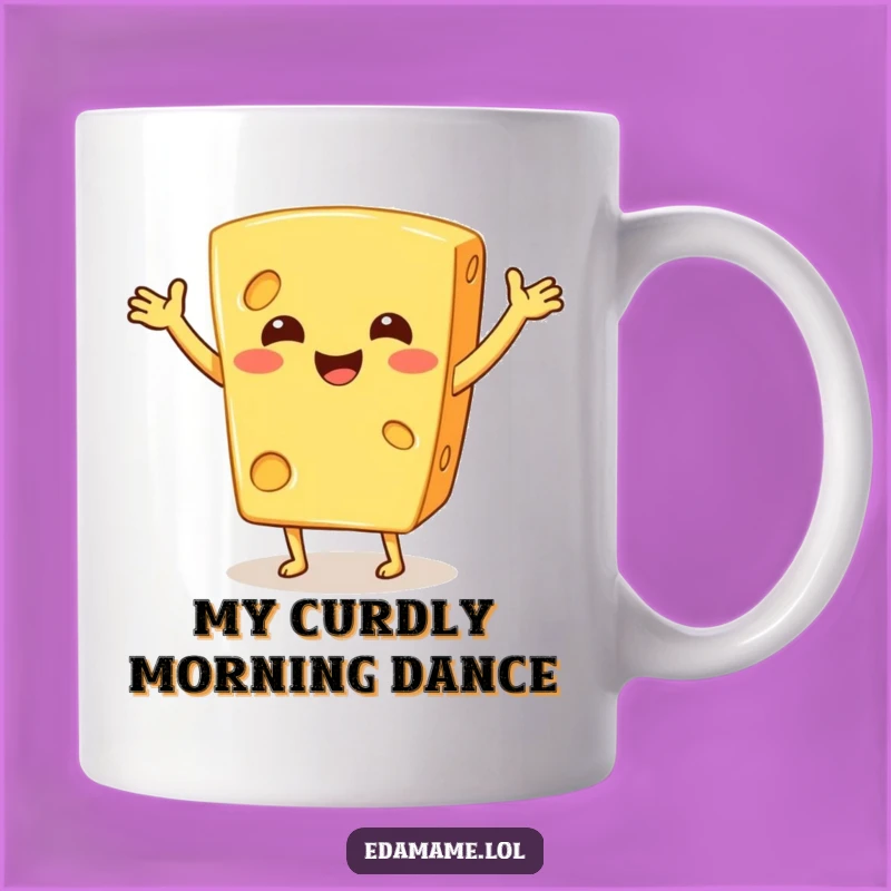 Funny Gouda Jig Mug: Hilarious Cheese Character Gift for Cheese Lovers