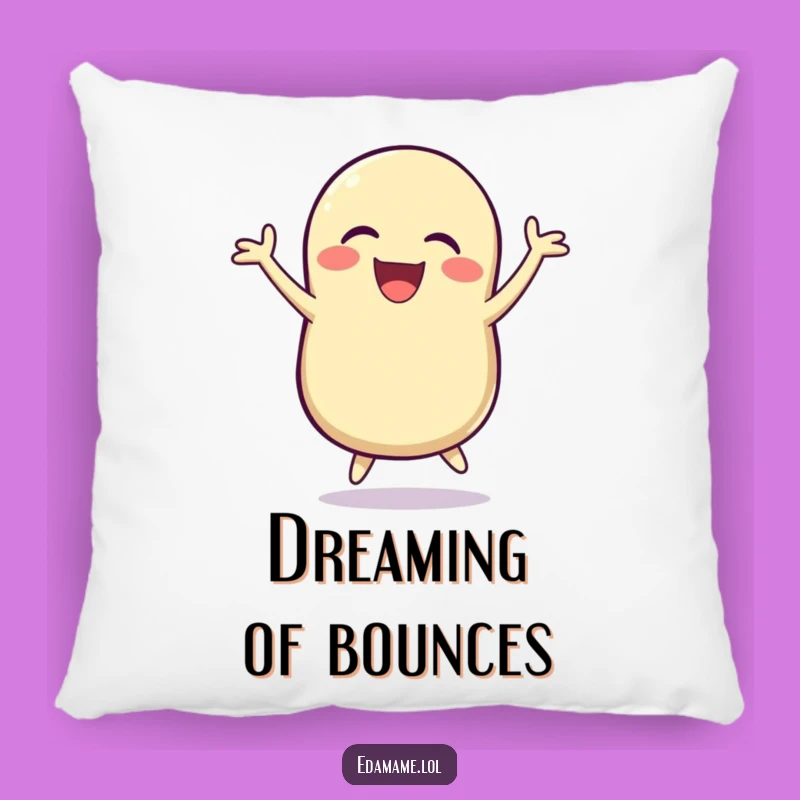 Funny Bean Pod Pillow: Jumping Comfort, a Soft and Funny Gift