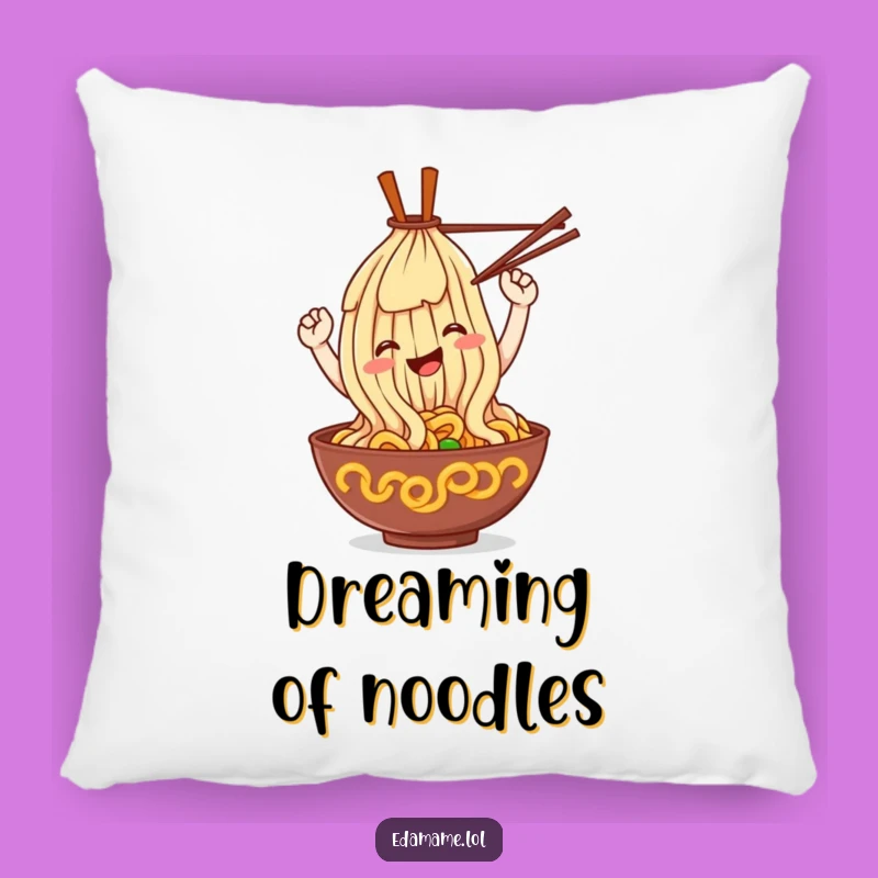 Funny Ramen Loop Pillow: Cozy Comfort with a Playful Noodle Hug