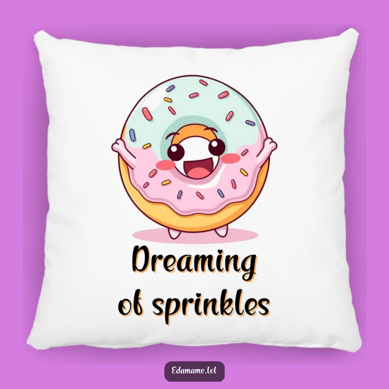 Funny Delighted Donut Pillow: Cozy and Hilarious Comfort with a Joyful Bounce