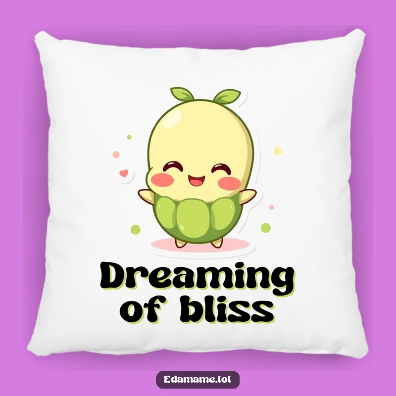 Funny Edamame Bean Pillow: Snuggle with Happiness - Overflowing Joy for Cozy Comfort Gift