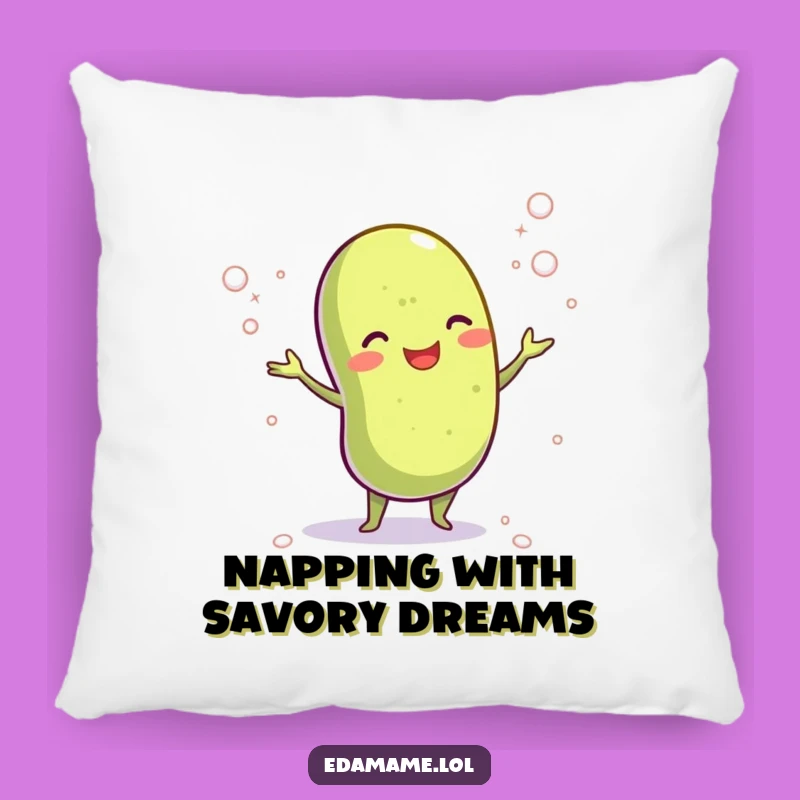 Funny Edamame Salt Juggling Pillow: Cozy Up with Savory Comfort