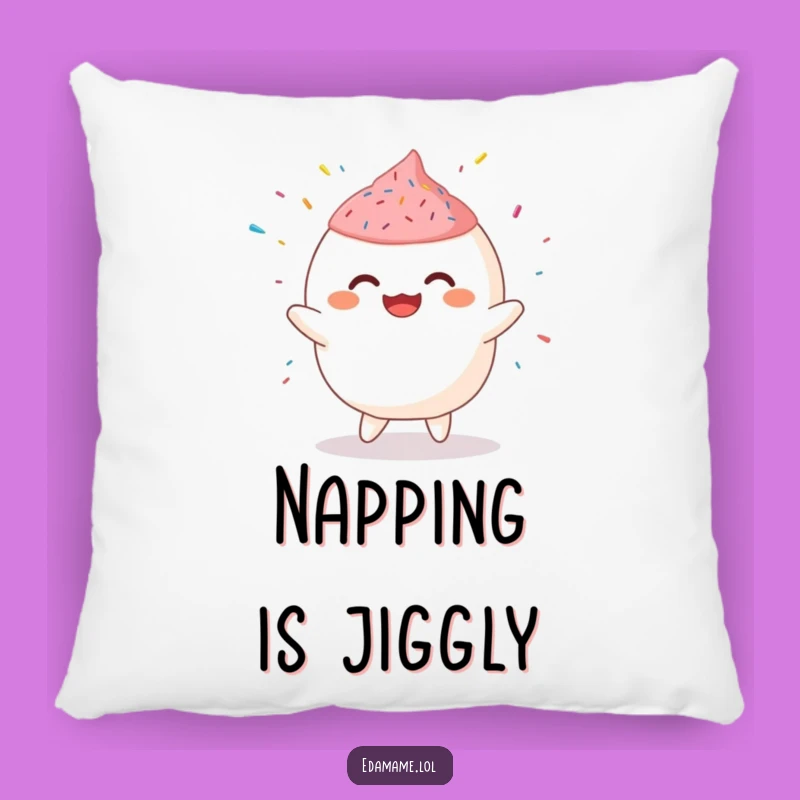 Funny Giggling Mochi Jig Pillow: Cuddle Up with Cute, Sweet Humor