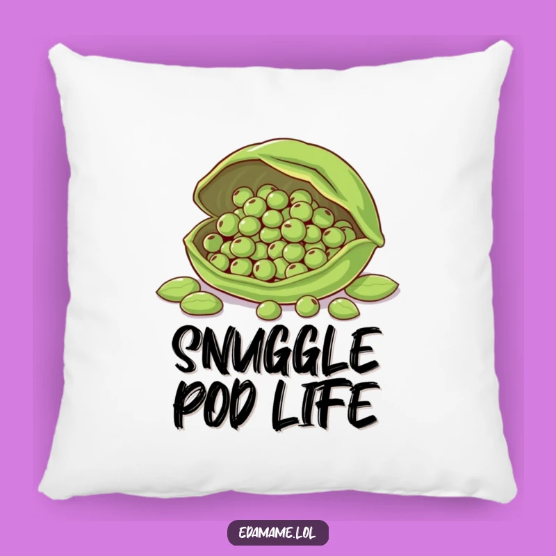 Funny Protective Edamame Pod Pillow - Cozy Comfort and Care