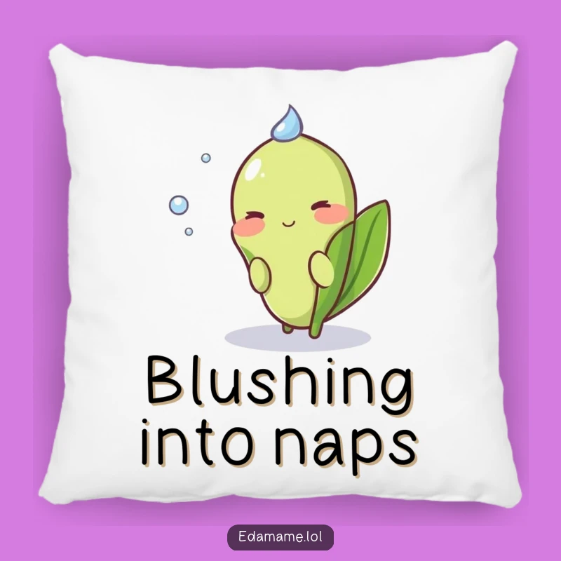 Funny Shy Edamame Pillow: Snuggle Up with This Bashful Pod's Sweet Comfort