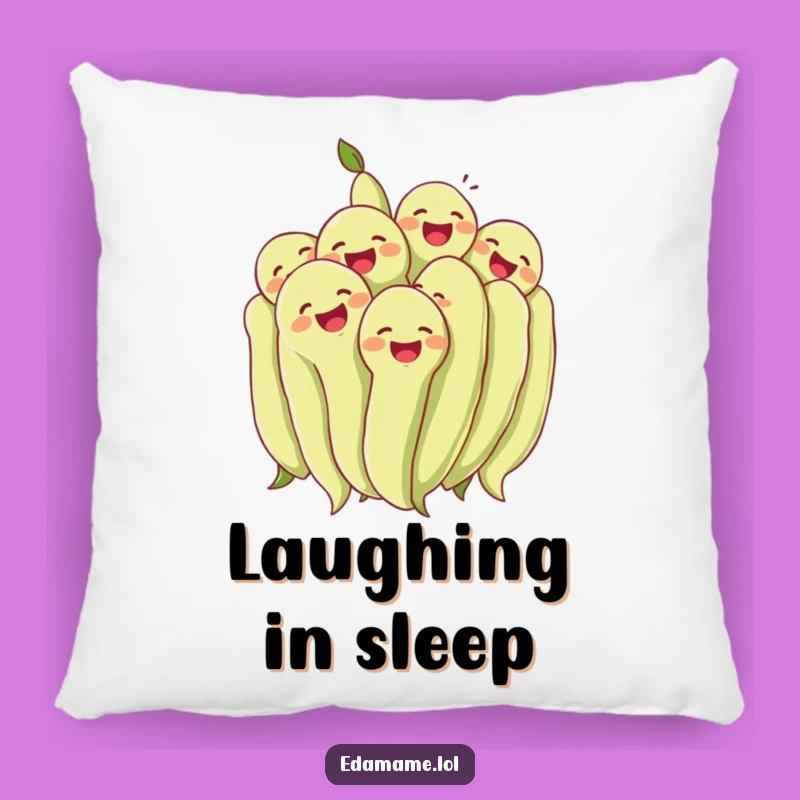 Funny Edamame Laugh Pillow: Cozy Comfort for Shared Moments