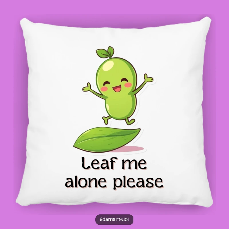 Funny Green Bean Bouncing Pillow - Hilarious Comfort & Leafy Joy!