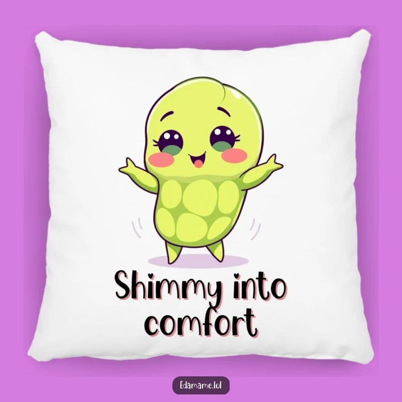 Cheery Funny Shimmying Edamame Pillow: Add Cozy Rhythm to Your Space