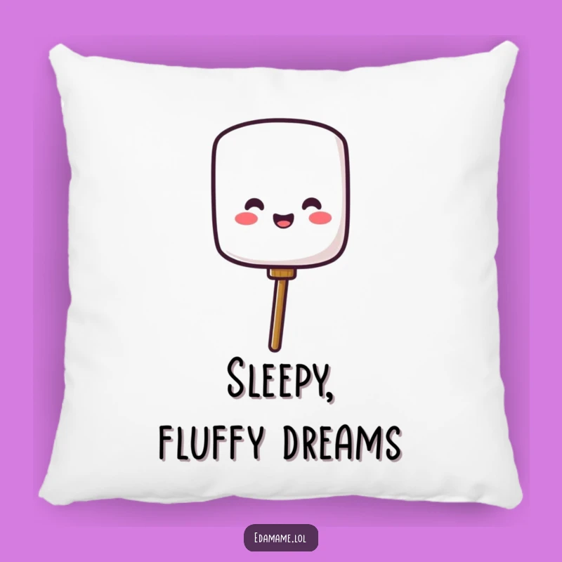 Funny Marshmallow Pillow, Comfy Campfire Accent, Delightful Funny Gift