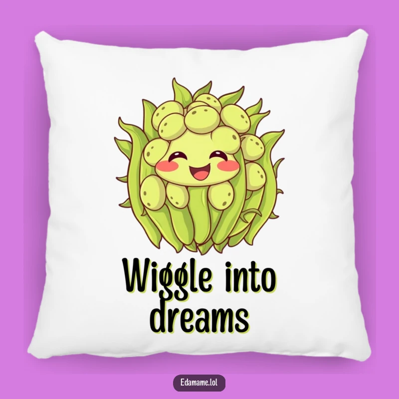 Cheery Funny Edamame Bean Pillow: Add Wiggling Joy to Your Couch