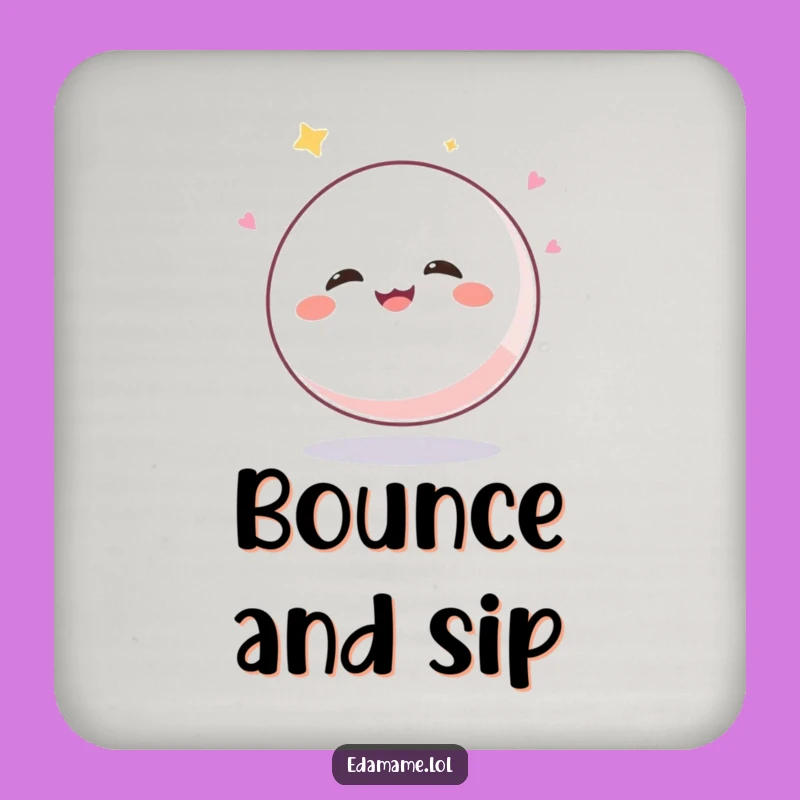 Funny Giggling Mochi Ball Coaster: Protect Surfaces with Joyful Protection