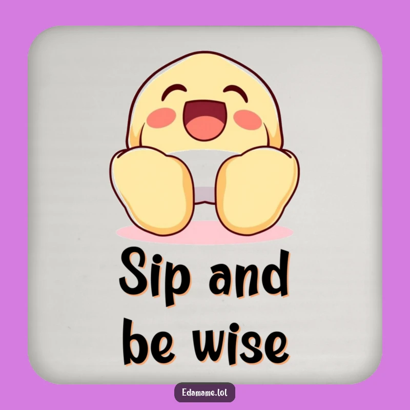 Funny Laughing Fortune Cookie Coaster: Protect Surfaces with Humor, Essential Funny Gift!