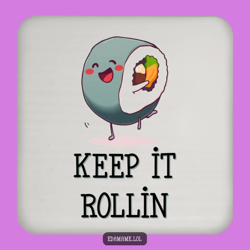 Funny Sushi Cartwheel Roll Coaster Set: Protect Surfaces with Japanese Flair Gift