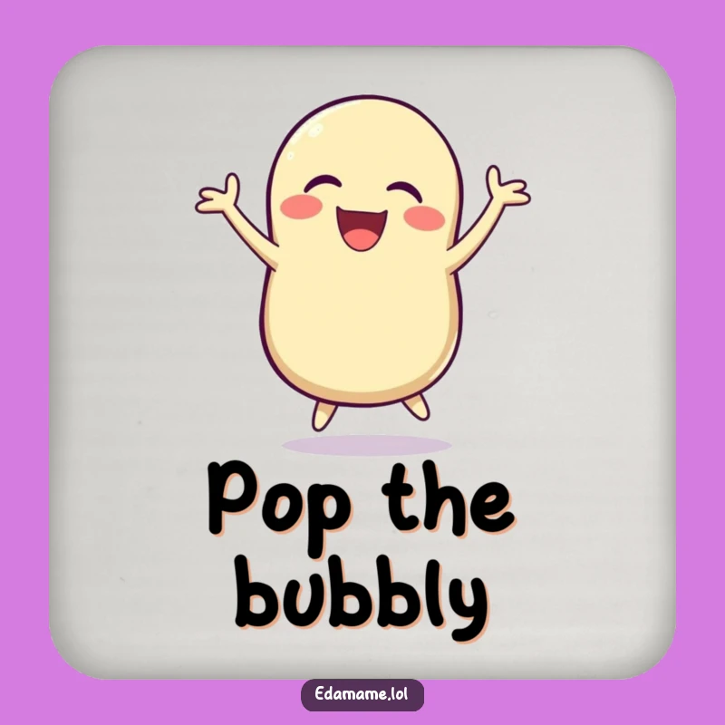 Funny Bean Pod Coasters: Jumping Fun, a Hilarious Funny Gift