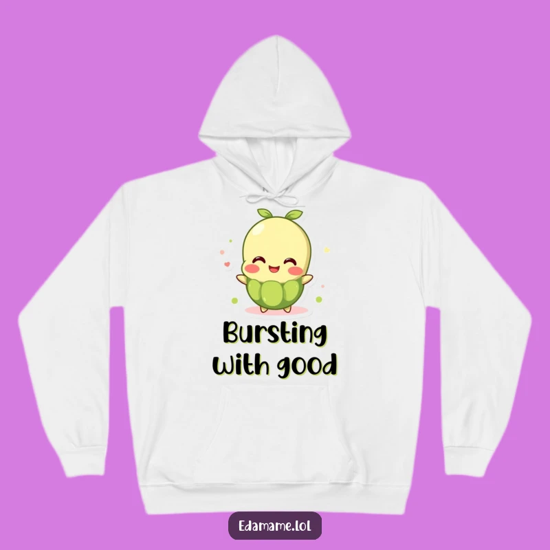 Funny Edamame Bean Hoodie: Cozy Up with Joyful Beans for Warm and Funny Comfort Gift