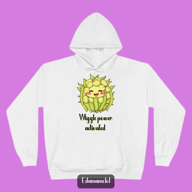 Cozy Funny Edamame Hoodie: Stay Warm While Wiggling with Excitement