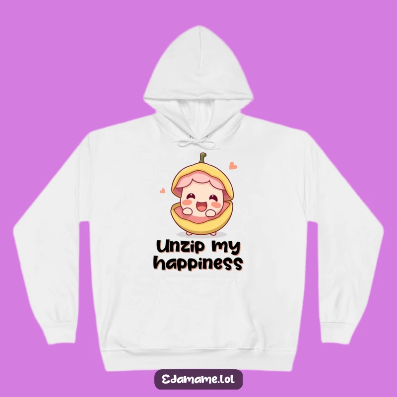 Funny Bean Pod Hoodie: Stay Cozy and Cheerful with Edible Humor