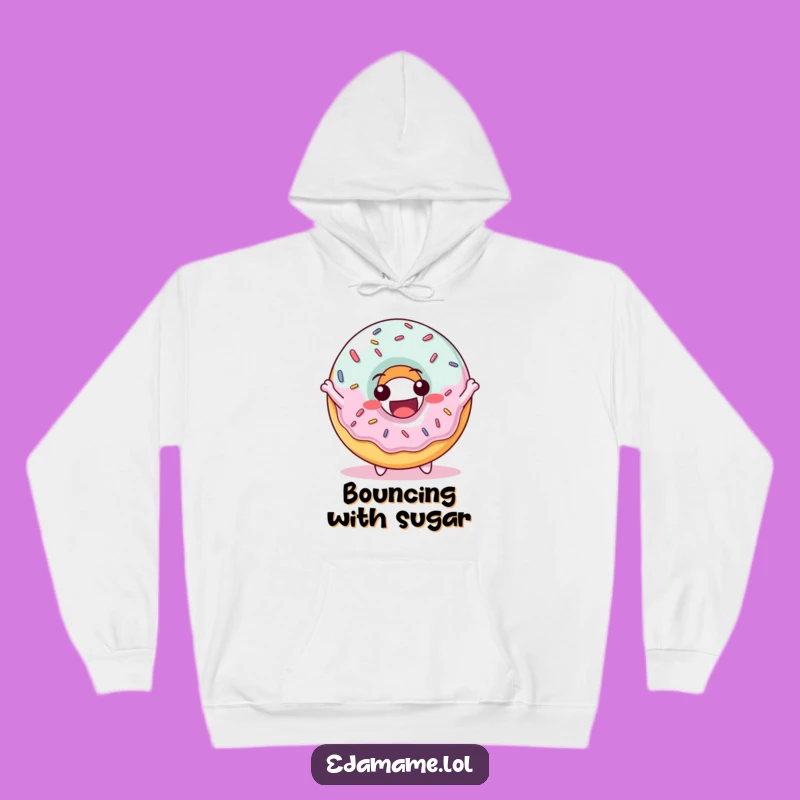 Funny Delighted Donut Hoodie: Cozy and Hilarious Treat for Your Wardrobe