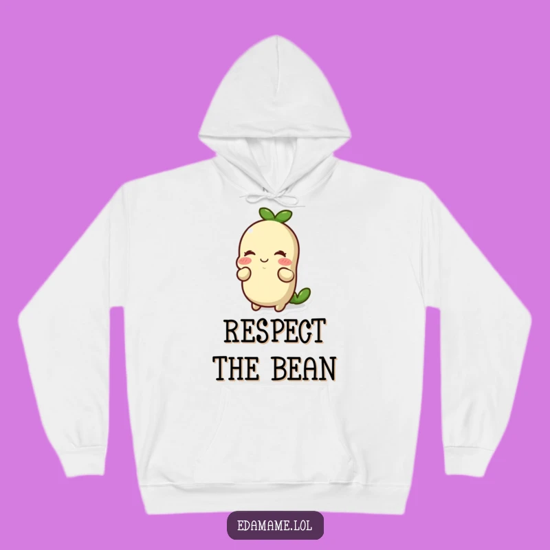 Funny Edamame Bow Hoodie: Cozy Comfort with Polite Charm