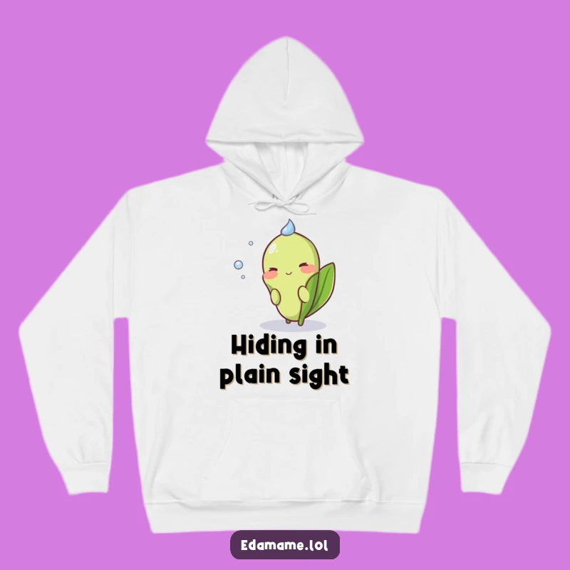 Funny Shy Edamame Hoodie: Cozy Up with This Bashful Pod's Adorable Charm