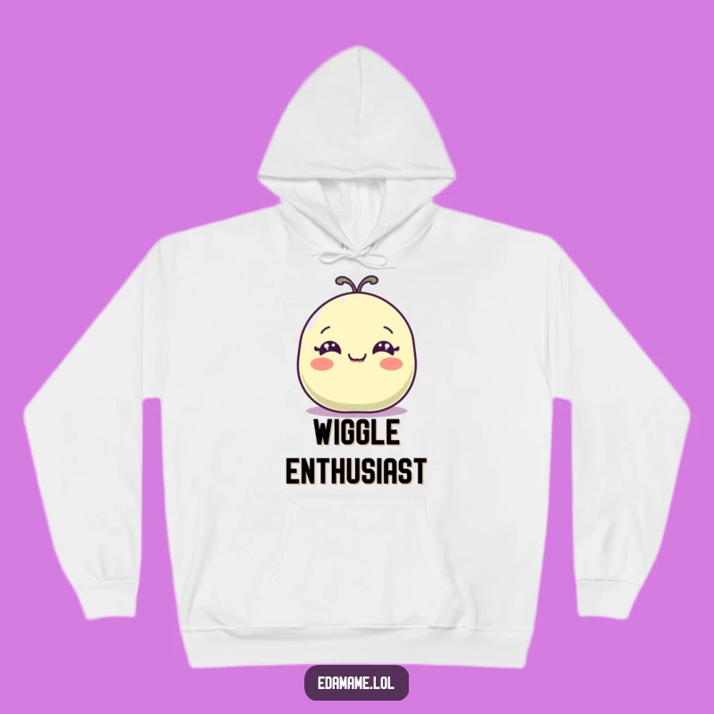 Funny Wiggling Bean Pod Hoodie - Cozy Comfort with a Happy Jiggle
