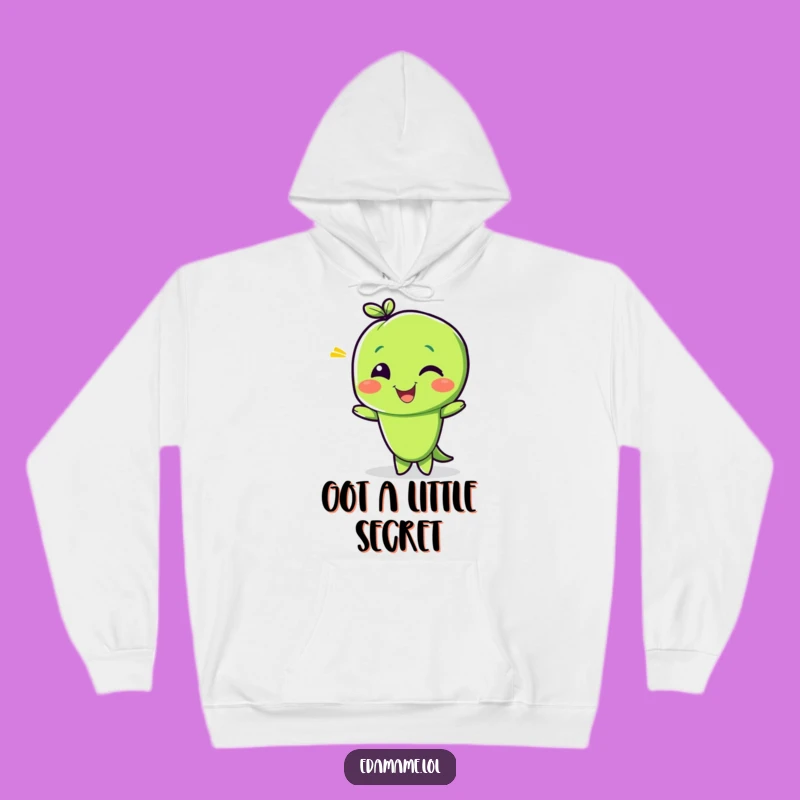 Funny Edamame Wink Hoodie: Cozy Up with Playful Mischief