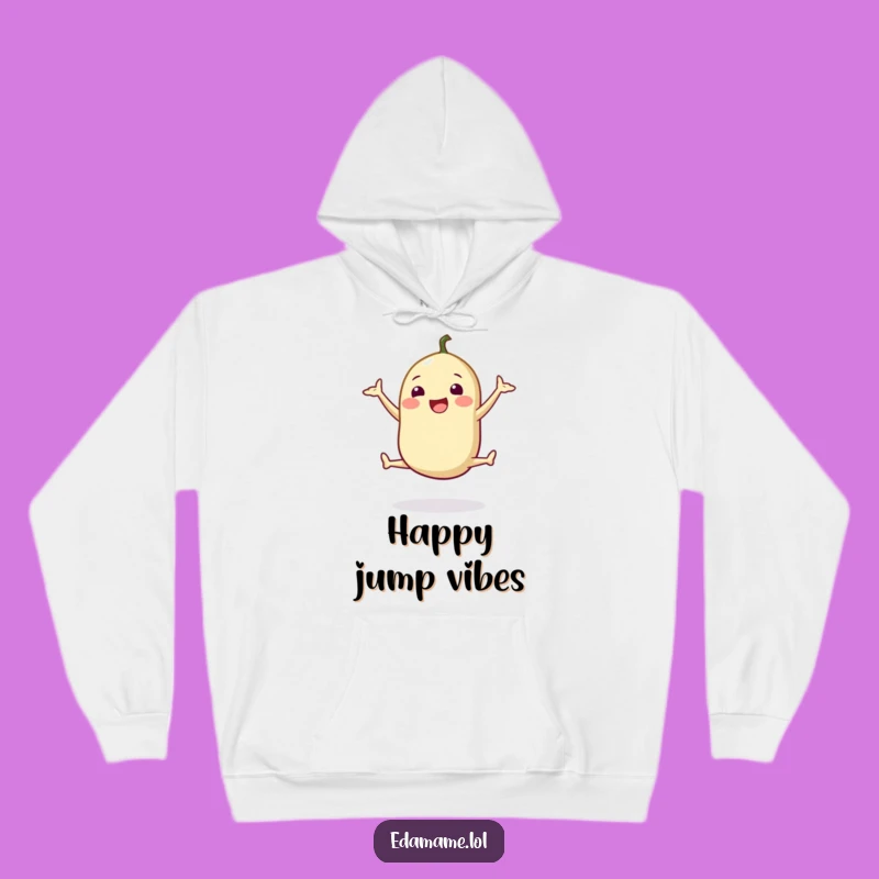 Funny Edamame Jump Hoodie - Cozy Comfort with Healthy Fun Gift!