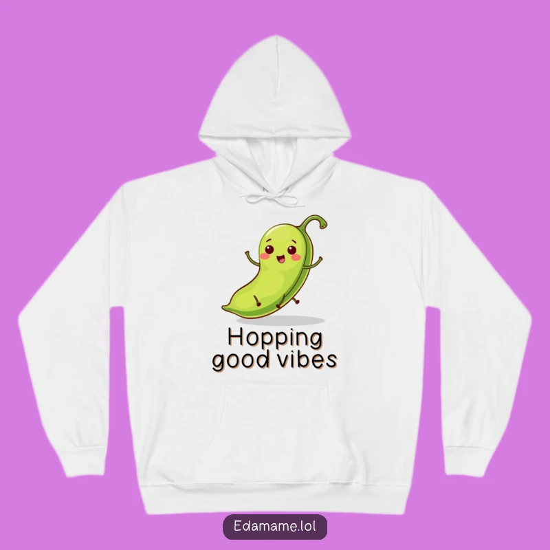 Funny Hopping Bean Pod Hoodie: Stay Cozy With This Hilarious Green Character