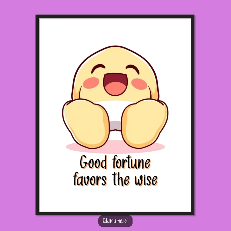 Free Printable Wall Art: Laughing Fortune Cookie Art for a Whimsical Home Decor