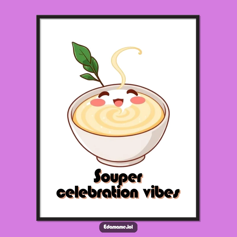 Free Printable Dashi Broth Art: Funny Foodie Decor, Downloadable Wall Art for Kitchen