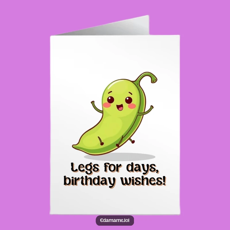 Free Printable Birthday Card: Glee Bean Pod Hops for a Hilarious Downloadable Gift