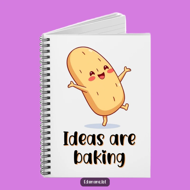 Funny Baguette Cartwheel Notebook: Jot Down Your Bready Ideas, Ideal Funny Gift!
