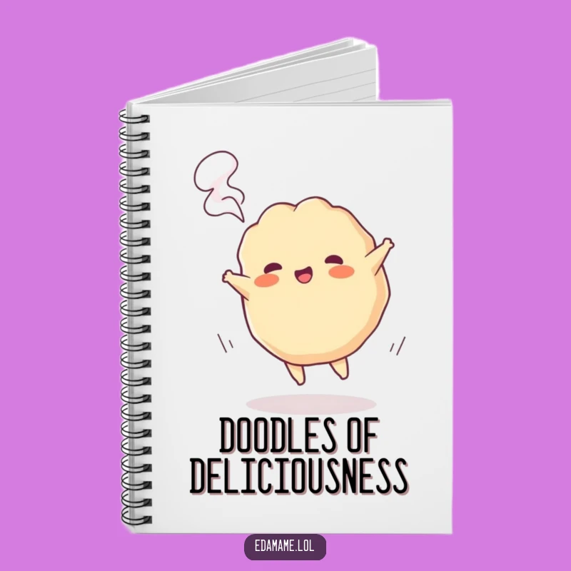 Funny Gyoza Cartwheel Notebook - Record Ideas with Playful Energy