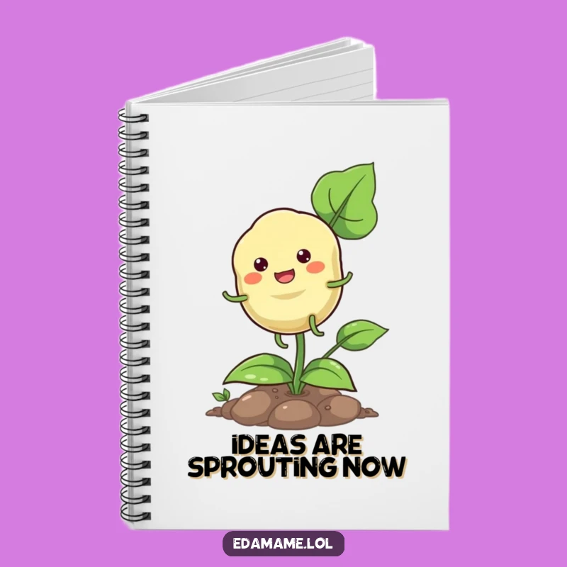 Funny Pod Hopping Notebook - Journal Your Growth - Ideal Funny Gift for Plant Lovers
