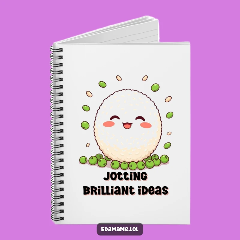 Funny Juggling Rice Ball Notebook: Jot Down Ideas with Cheerful Flair
