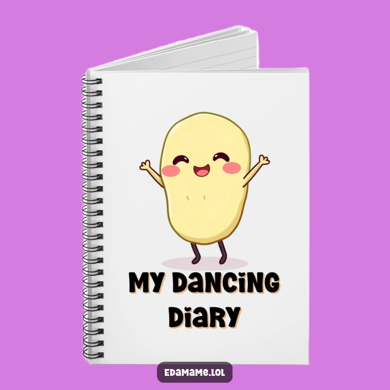 Funny Dancing Edamame Notebook - For Your Groovy Ideas
